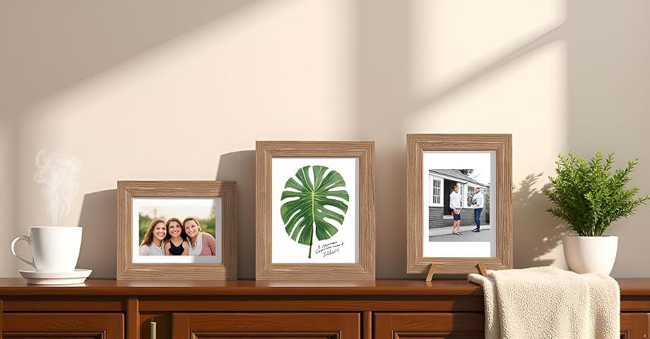 Wooden Picture Frame Set