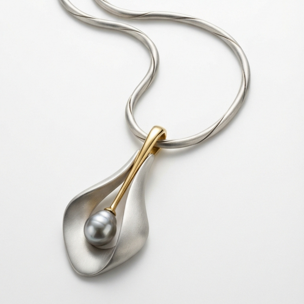 Contemporary Pendant Necklace